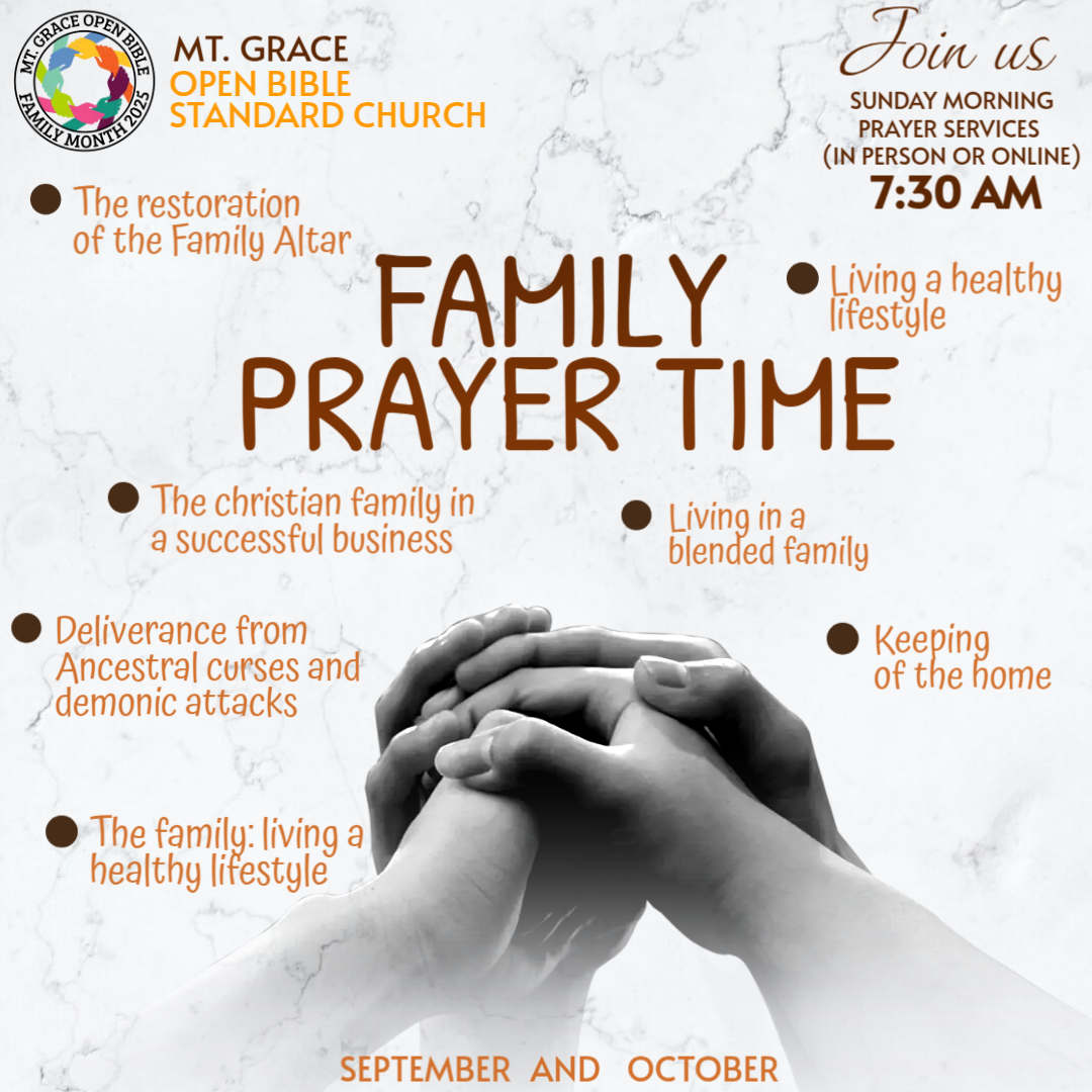 Family Prayer Service